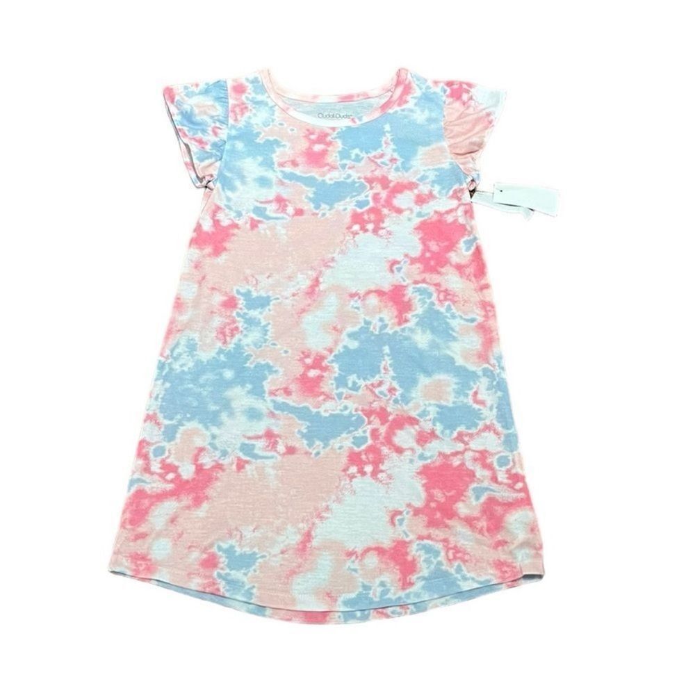 Cuddl Duds Girl’s Tie Dye Sleep‎ Gown, Size S (6-6X), NWT